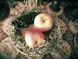 Pommes récoltées pendant la lune d'automne